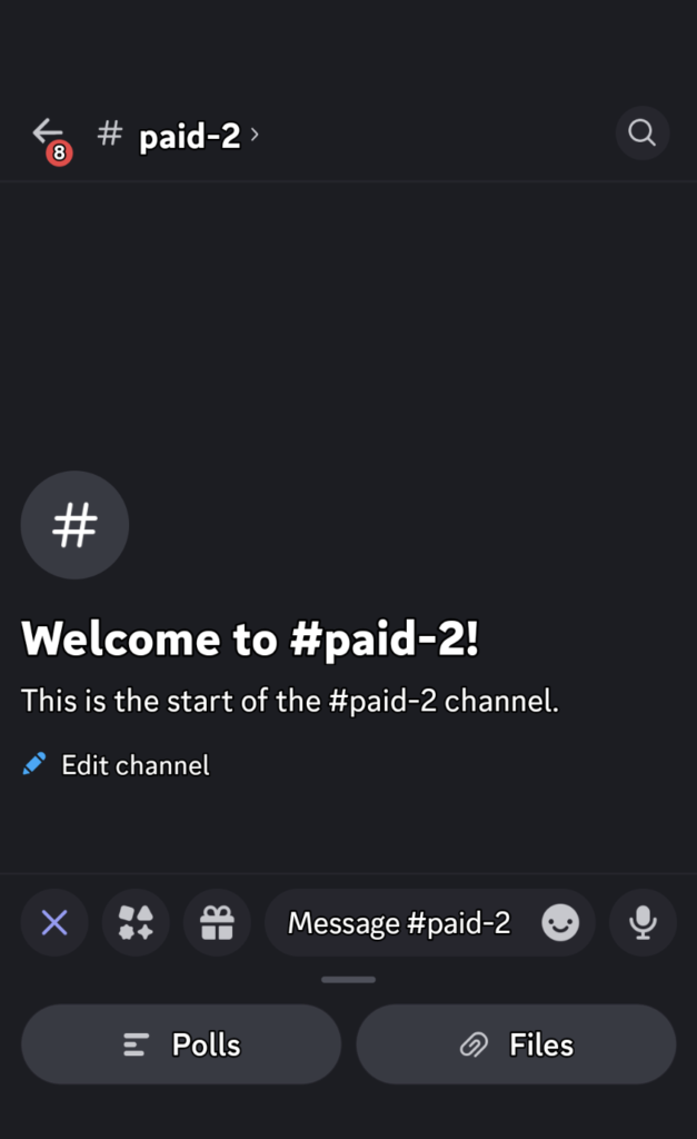 welcome in discord