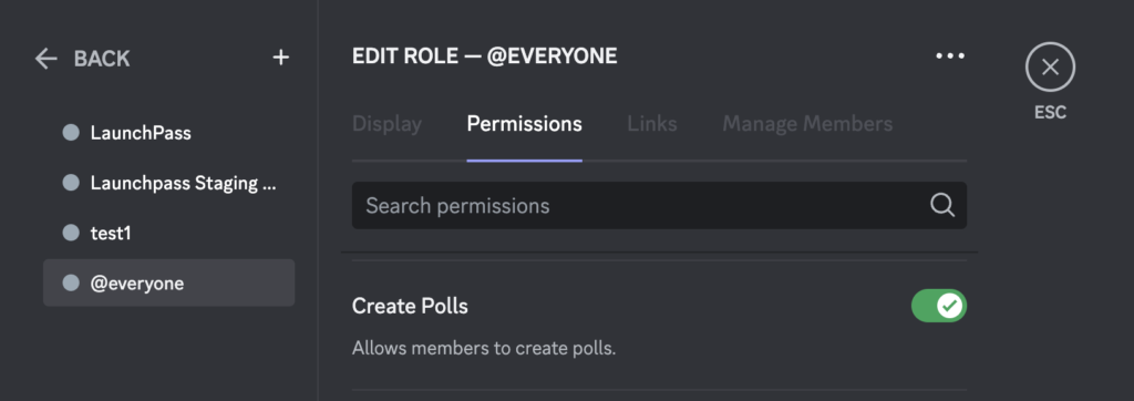 create poll in discord