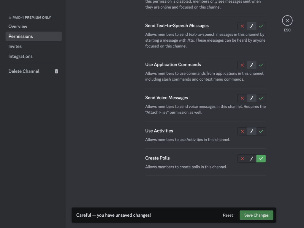 permissions in discord