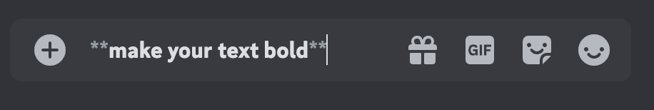 make your text bold