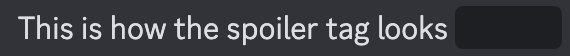 Spoiler Tags Look