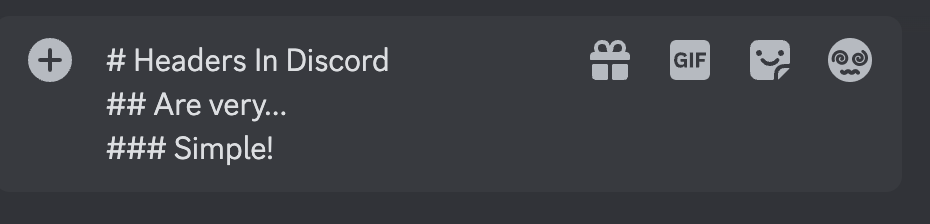 headers in discord